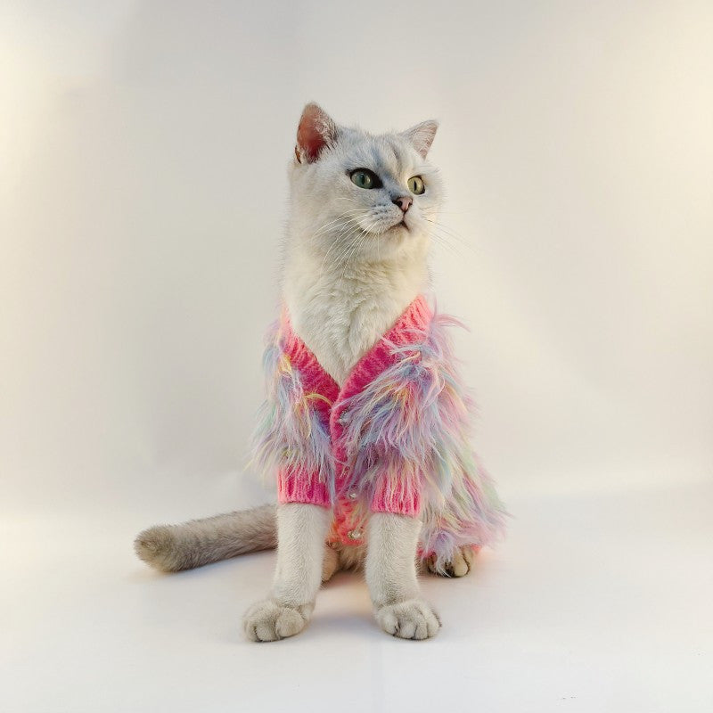 Elevate Your Pet's Style with Our Japanese and Korean Pet Sweater Cardigan