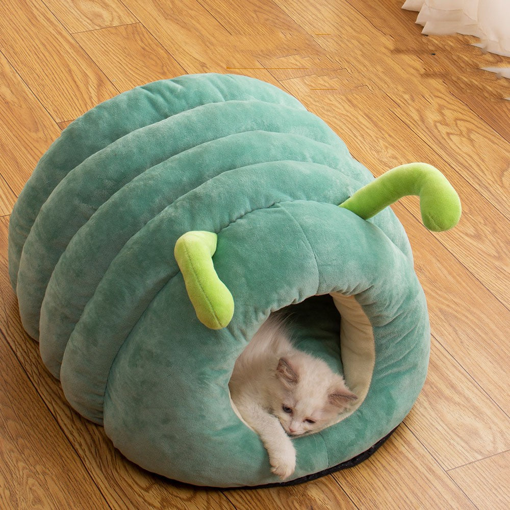Discover the Ultimate Comfort for Your Feline Friend with the Plush Pet Bed Winter Warm