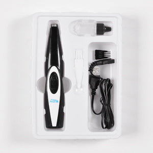 USB Rechargeable Pet Nail Grinder Grooming Clipper Hair Trimmer Tool