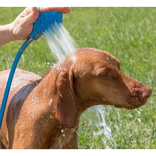 Silicone Pet Bathing Gloves Handheld Pet Shower Massage Brush Tool