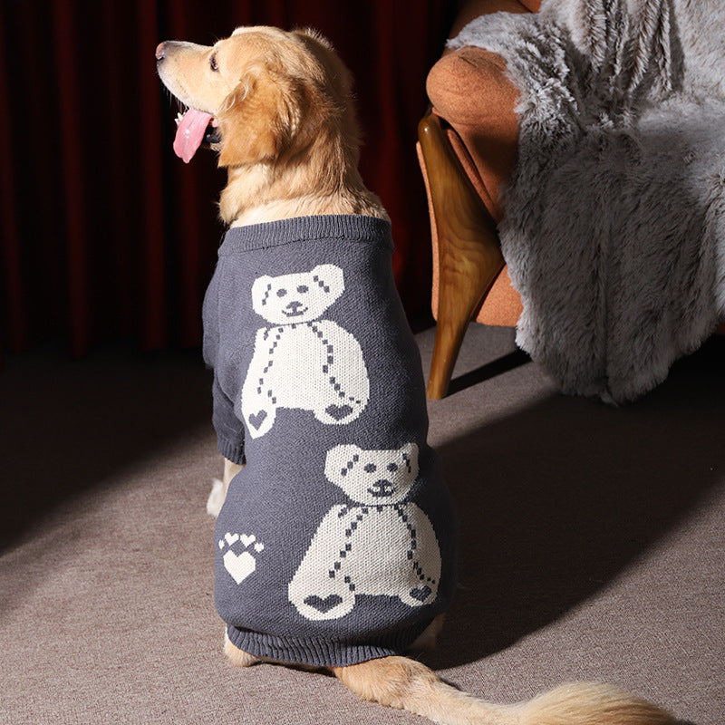 Large Pet Winter Sweater Thick Warm Comfortable Clothing