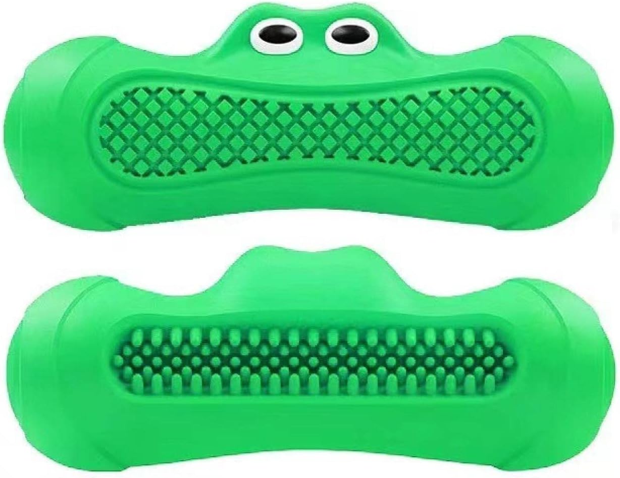 Vocal Rugby Pet Toy Natural Rubber Teething Chew Resistant Design