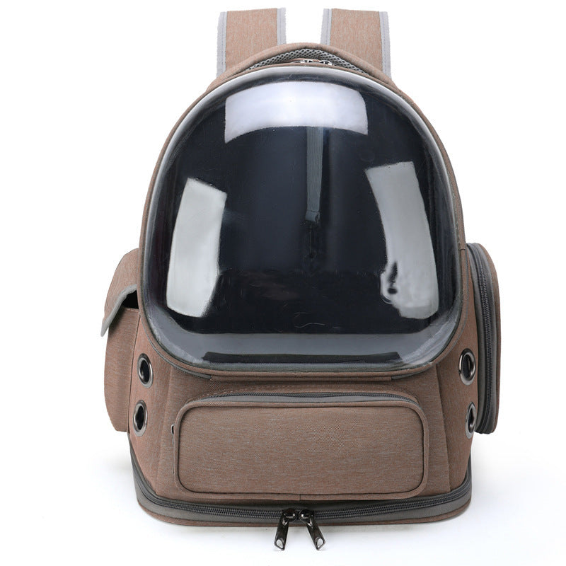Portable Backpack Transparent Space Capsule Backpack  Diaper Bag