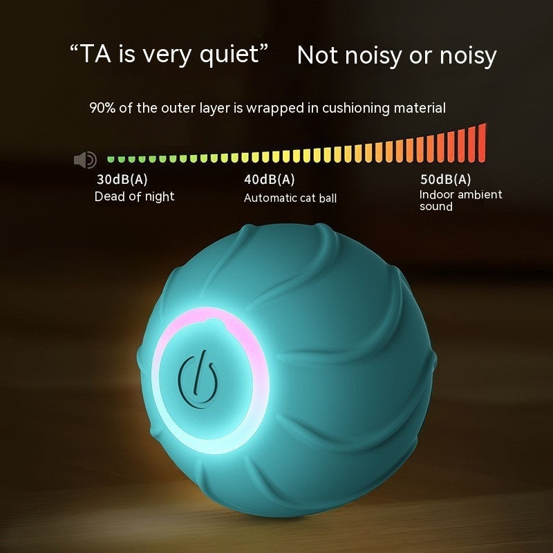 Smart  Toys Rolling Ball Pet  Owner Interactive Pets Toys Automatic Bouncing Ball USB Self Hi Teasing Kittens Jumping Ball