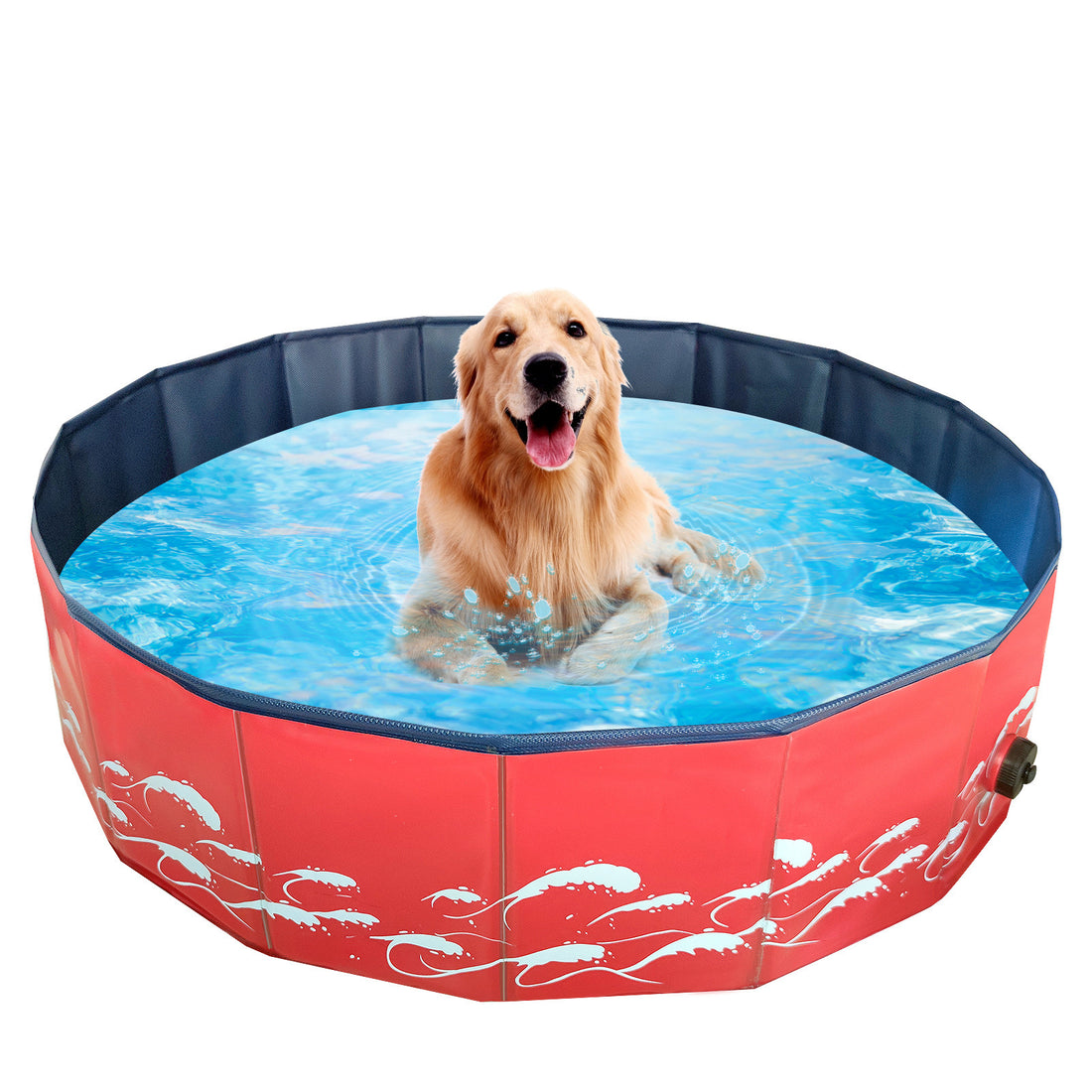 Foldable Pet Swimming Bath Pool Collapsible Indoor Outdoor Tub