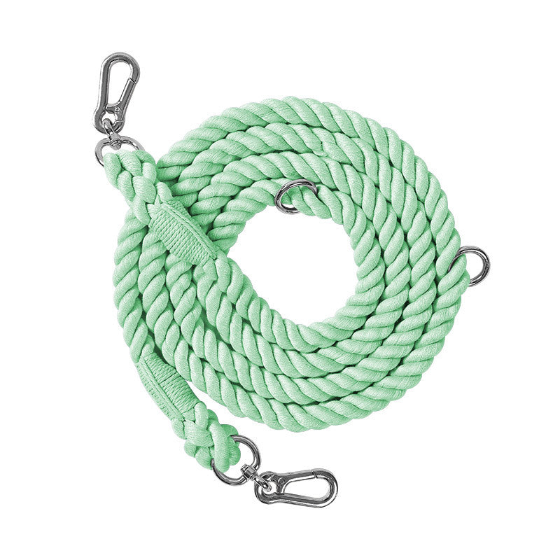 Multifunctional Braided Double Ended Pet Leash Control Lead