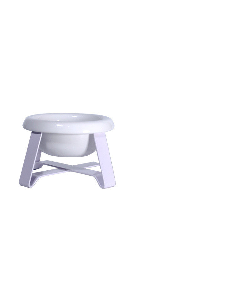Pet Bowls Creative Antislip Feeding Bowl Food Bowl With Iron Stand 2 In 1 Pet Food Water Feeder Pet Feeding