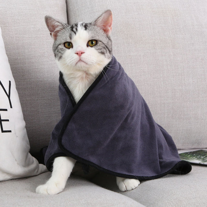 Super Absorbent Non Shedding Pet Drying Towel For Quick Grooming