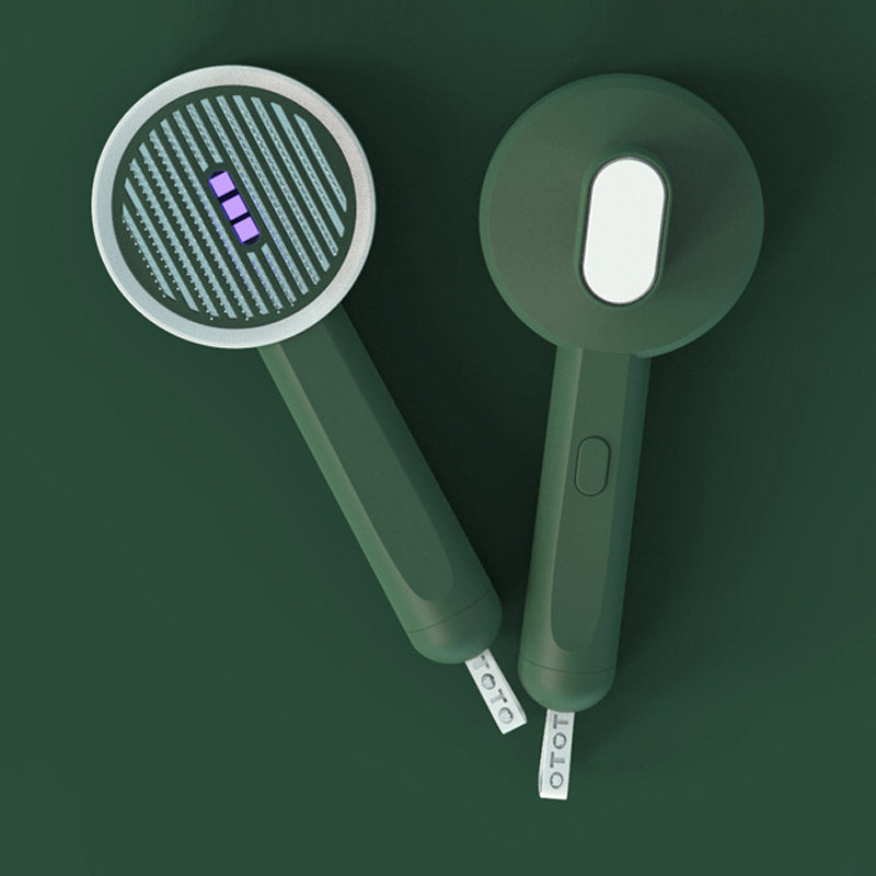 2 In 1 Pet Grooming Comb UVC Detection Hair Removal Brush