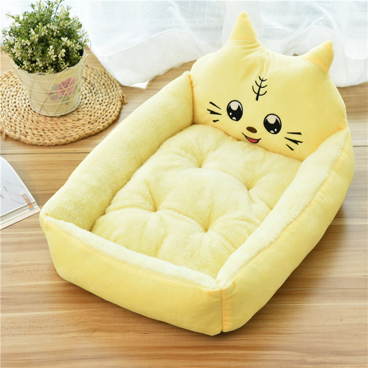Large Warm Cozy Pet Bed Soft Fleece Nest Basket For Comfort And Rest