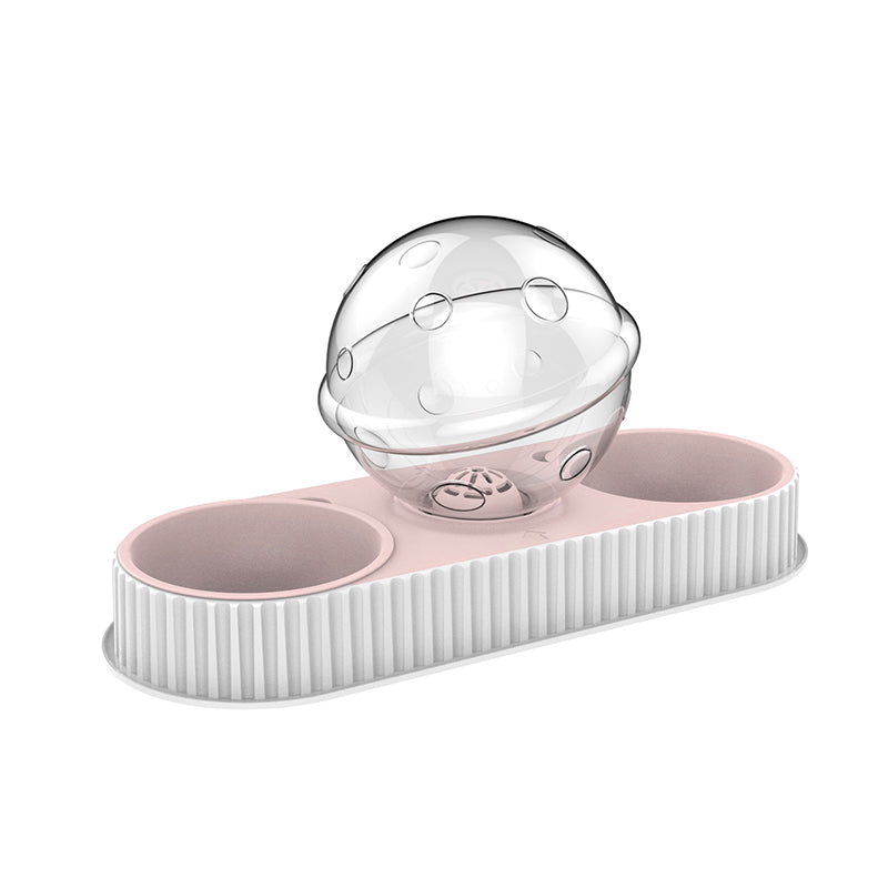 Automatic Plastic Pet Feeder Water Bowl For Food And Drink Supply