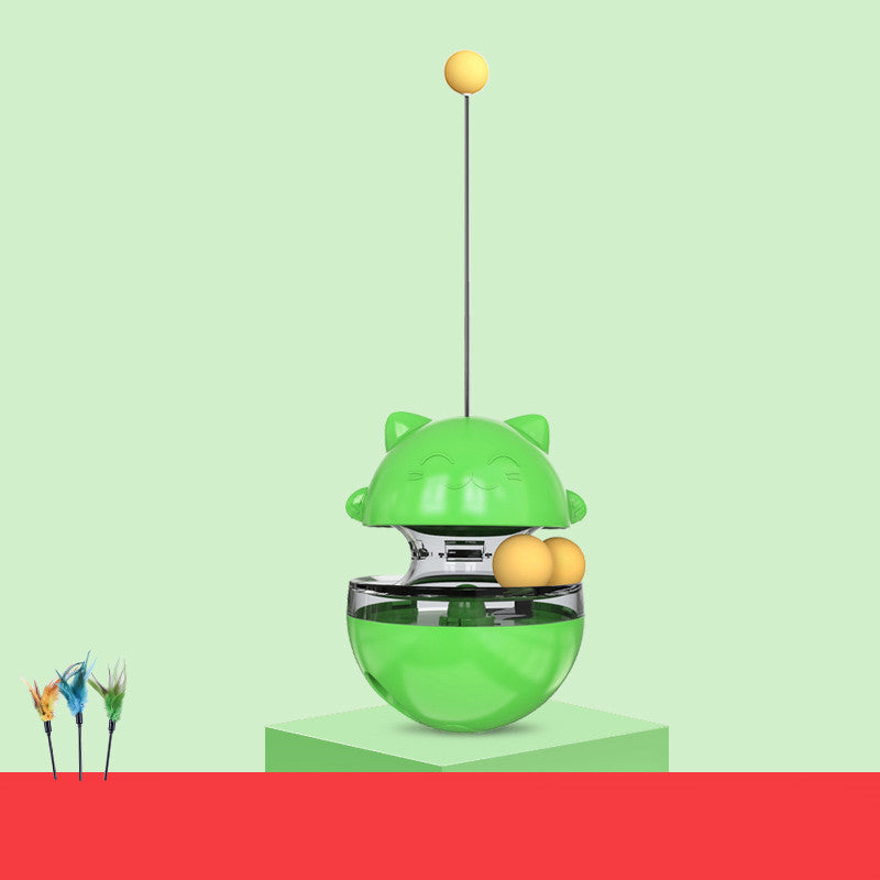 Interactive Food Leaking Pet Tumbler Toy For Intelligence And Boredom Relief