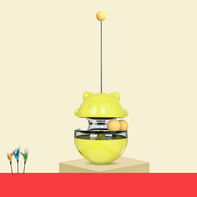 Interactive Food Leaking Pet Tumbler Toy For Intelligence And Boredom Relief