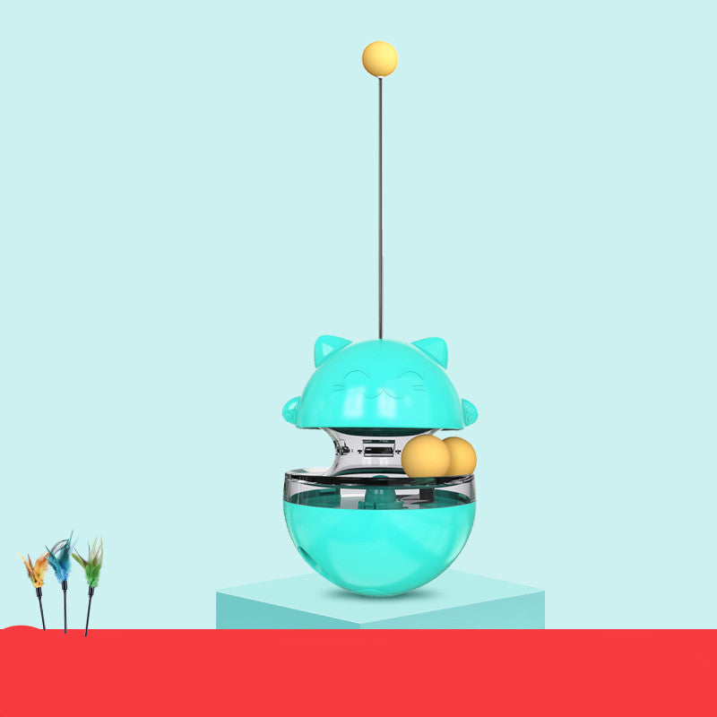 Interactive Food Leaking Pet Tumbler Toy For Intelligence And Boredom Relief