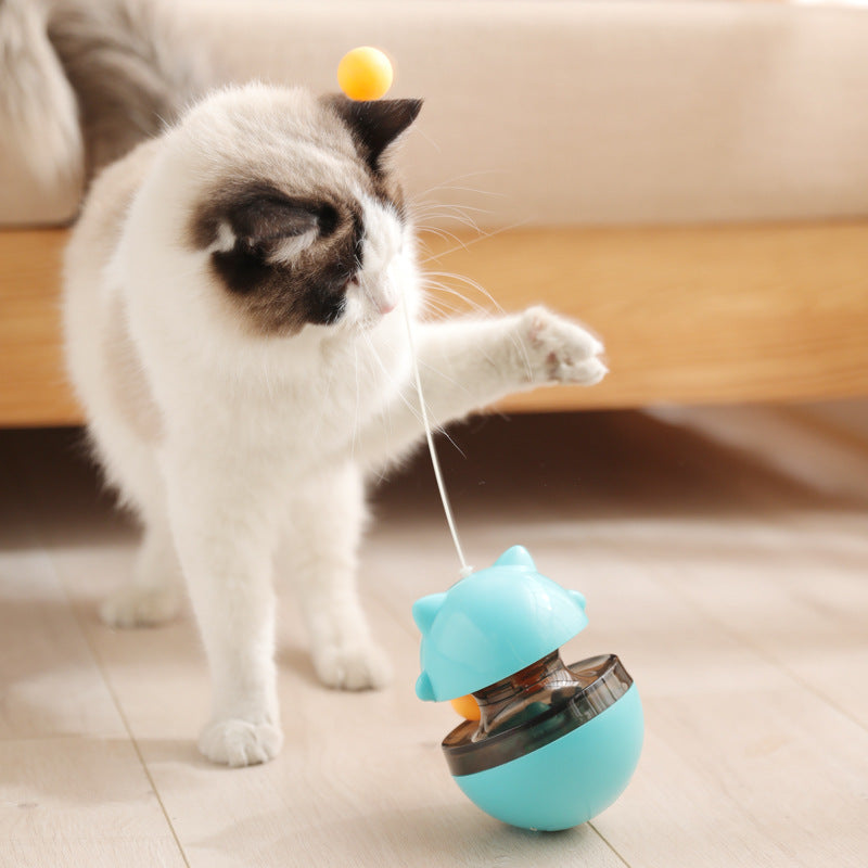 Interactive Food Leaking Pet Tumbler Toy For Intelligence And Boredom Relief
