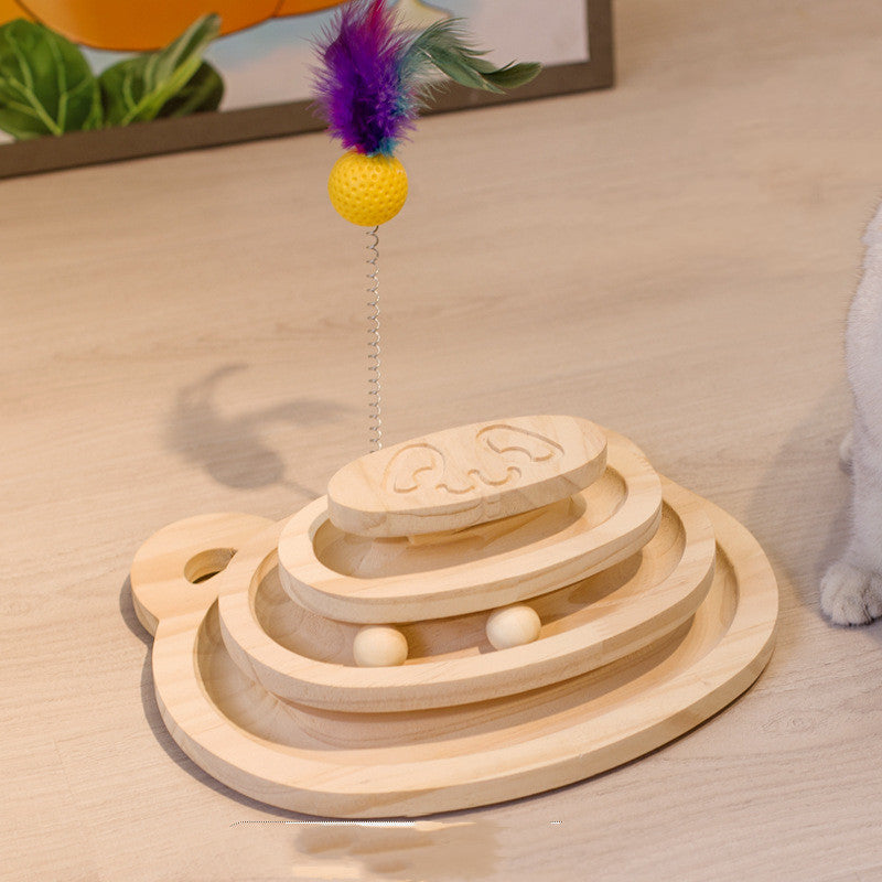 Interactive Maze Ball Pet Scratcher Toy For Activity And Play