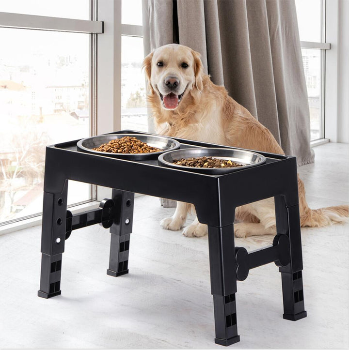 Pet Elevated Feeding Bowl Anti-Tip Neck Protection Medium Large Use