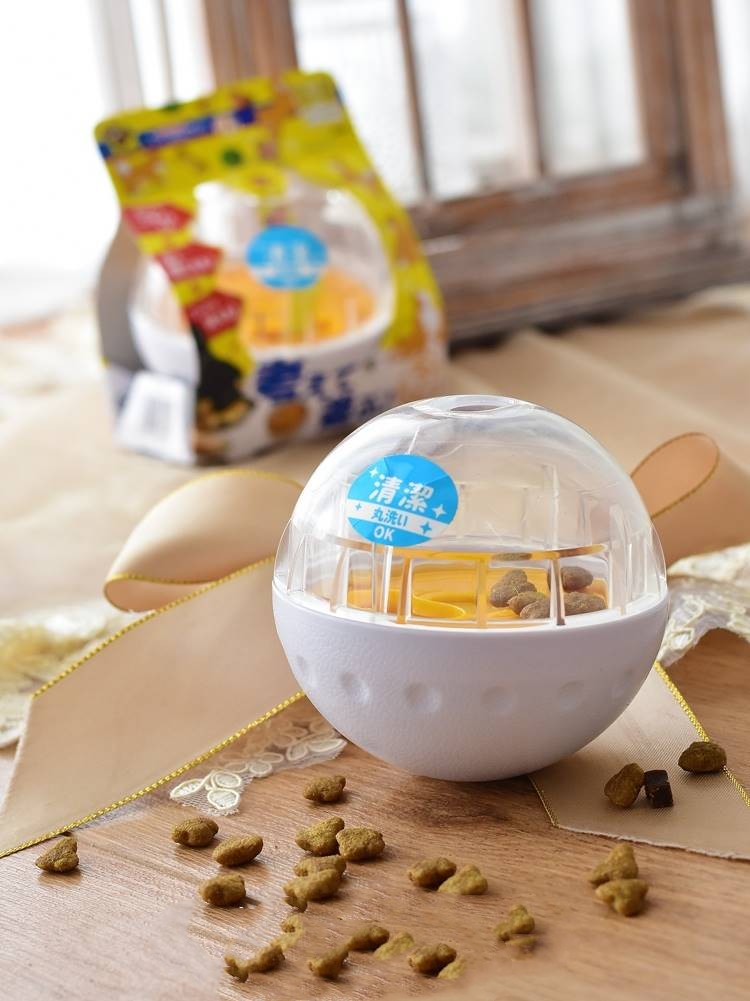 Interactive Pet Tumbler Puzzle Food Dispensing Toy Ball