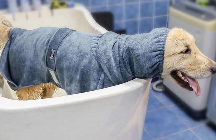 Pet Bathrobe Cotton Towel Is Highly Absorbent