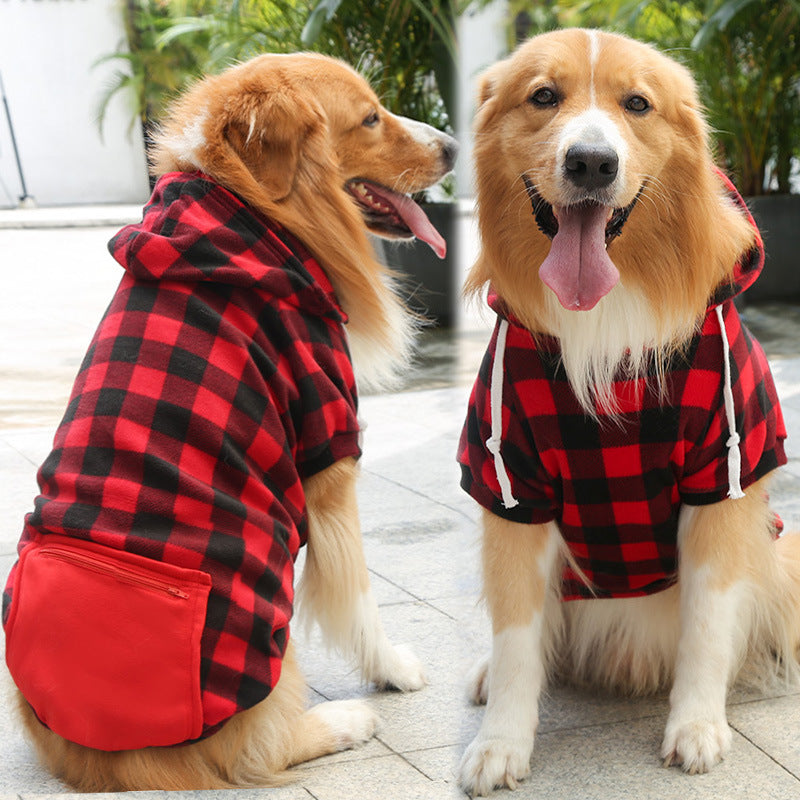 Fashion Pet Simple Zipper Pocket Sweater