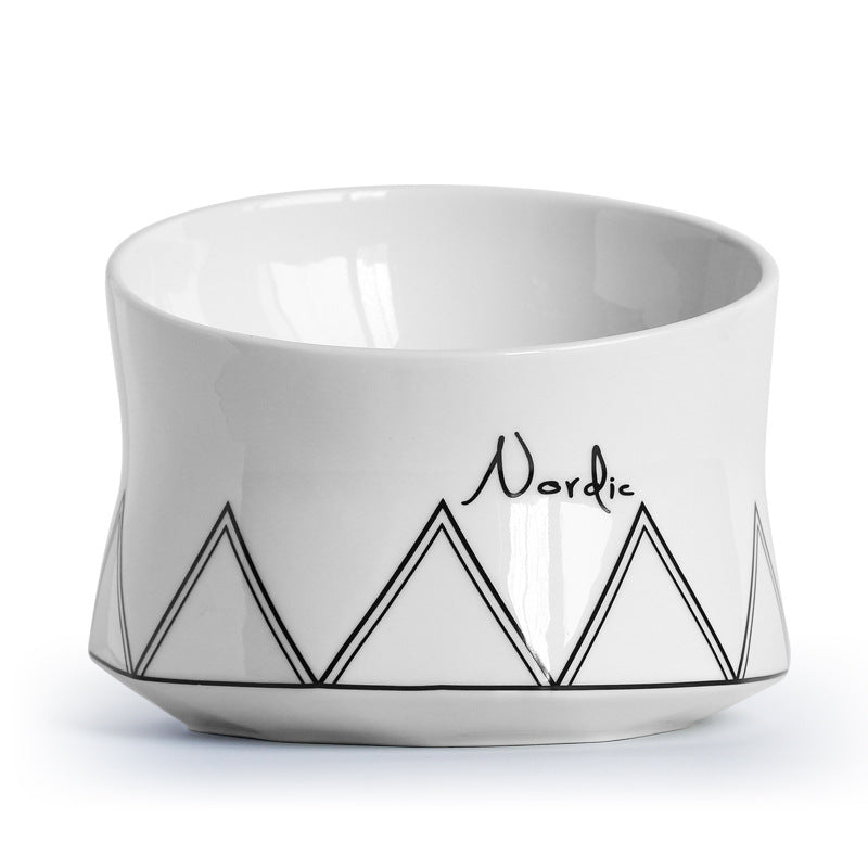 Ceramic pet bowl