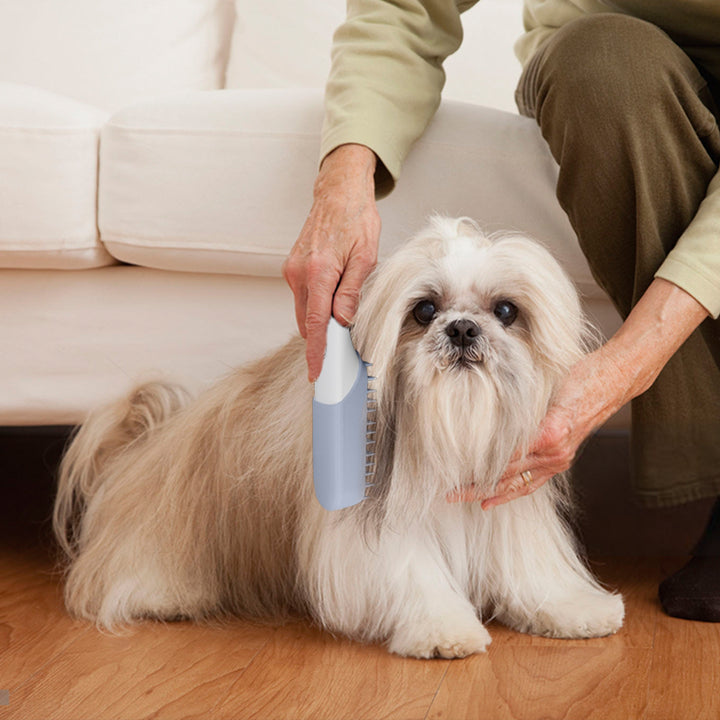 Silicone Pet Grooming Massage Brush Deodorizing Cleaning Fur Removal Tool