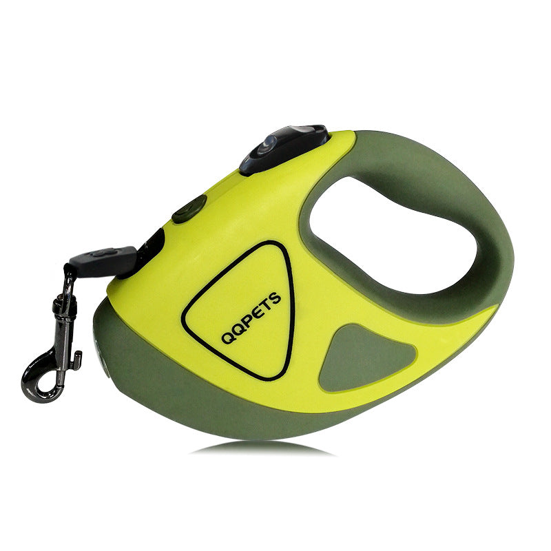 Automatic Retractable Pet Leash With LED Light Safety Control Rope