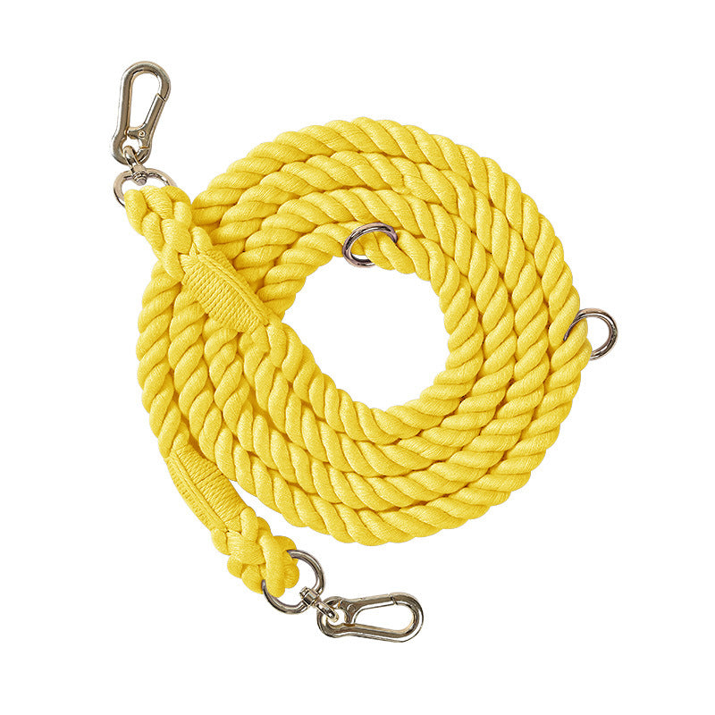 Multifunctional Braided Double Ended Pet Leash Control Lead