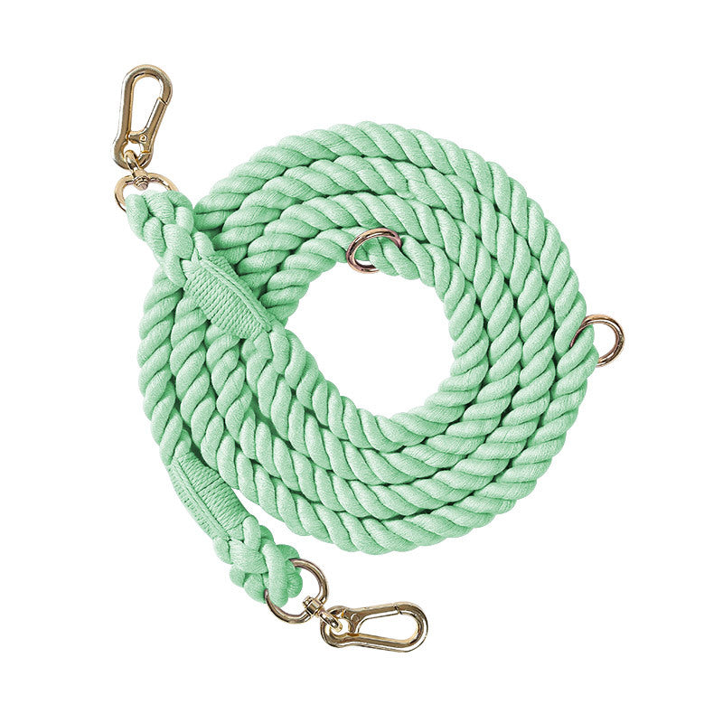 Multifunctional Braided Double Ended Pet Leash Control Lead