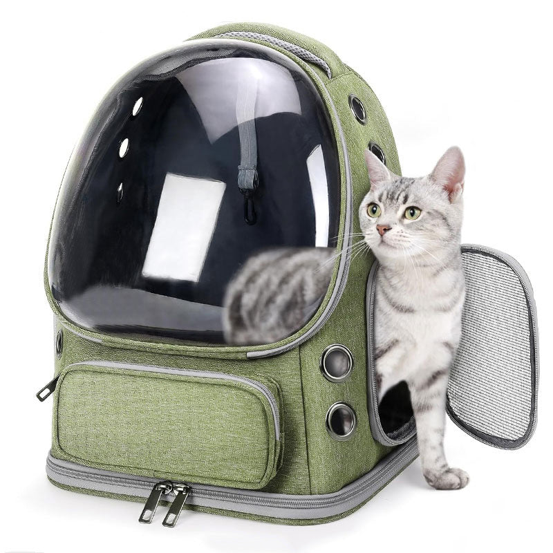 Portable Backpack Transparent Space Capsule Backpack  Diaper Bag