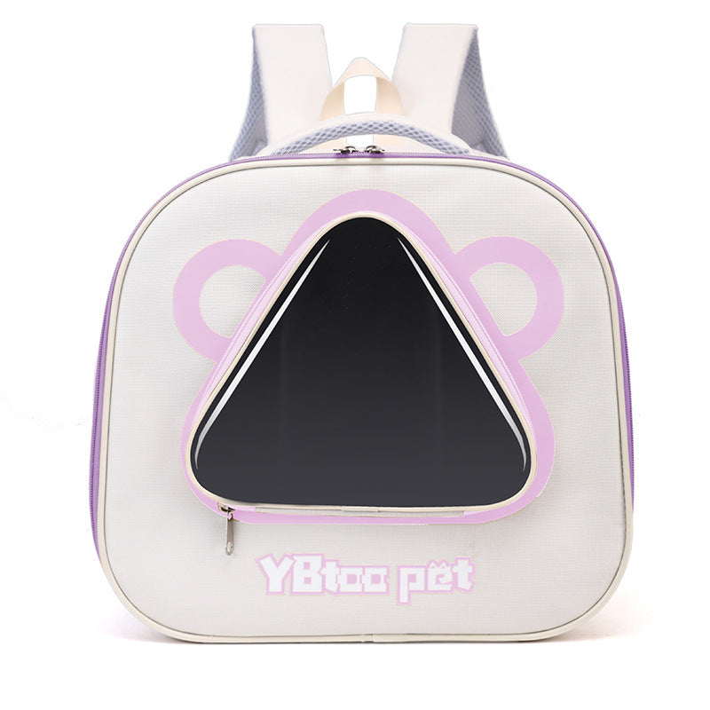 Large Capacity Breathable Pet Backpack Carrier Portable Travel Bag
