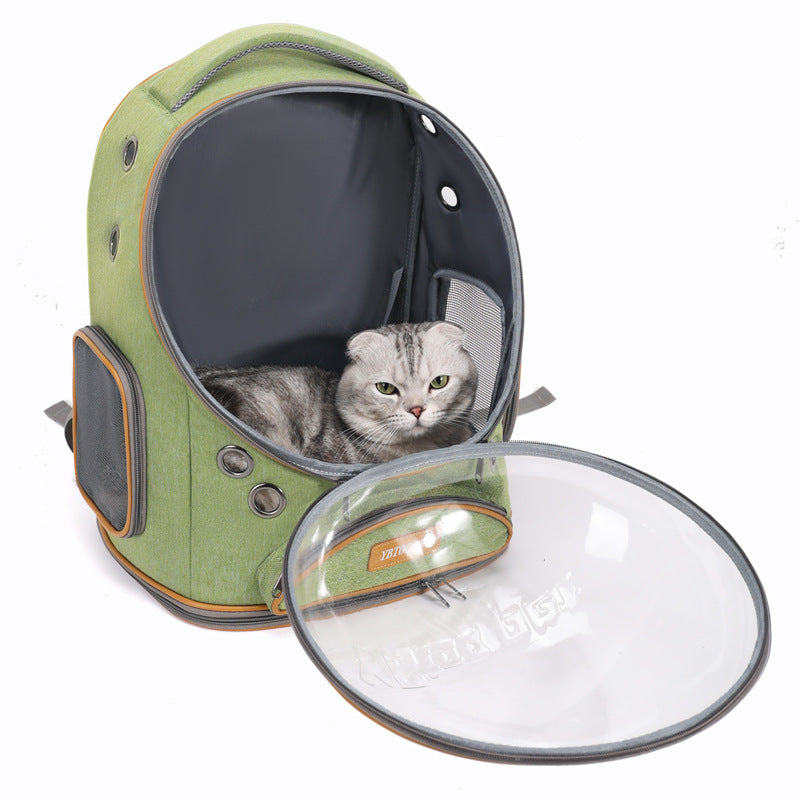 Transparent Large Capacity Portable Pet Backpack Carrier For Travel