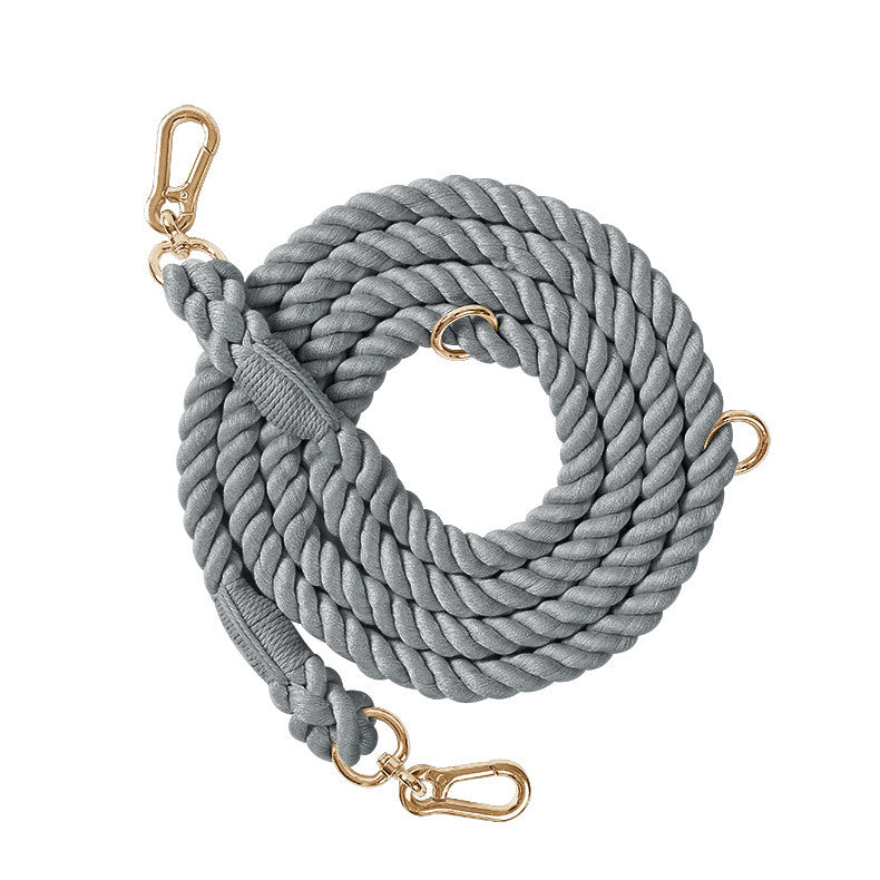 Multifunctional Braided Double Ended Pet Leash Control Lead