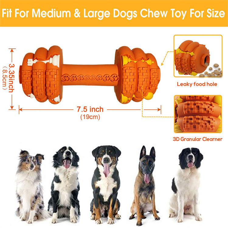 Durable Pet Chew Toy For Aggressive Chewers With Tooth Cleaning