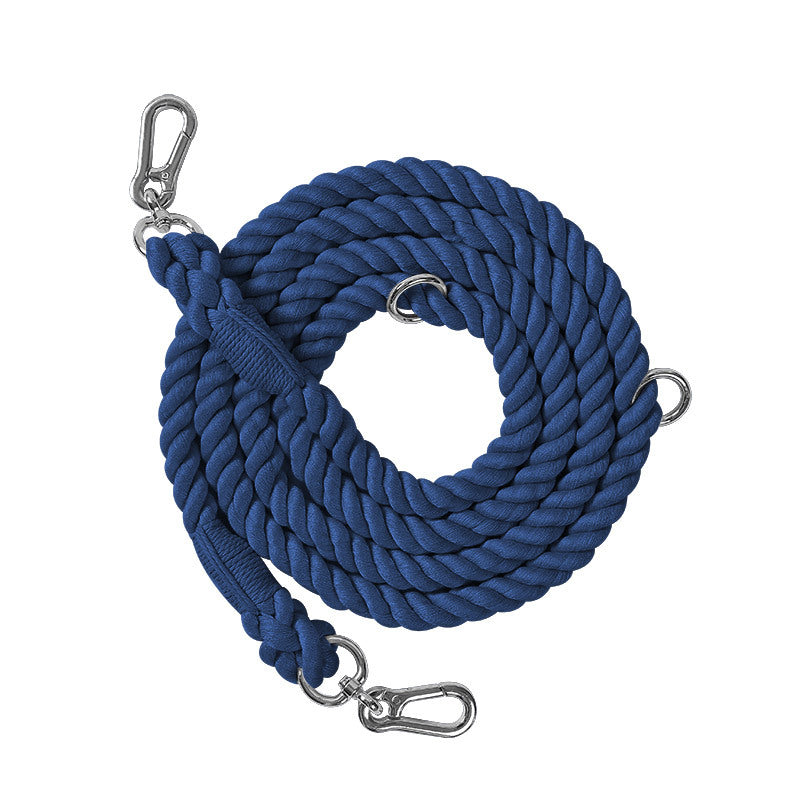 Multifunctional Braided Double Ended Pet Leash Control Lead