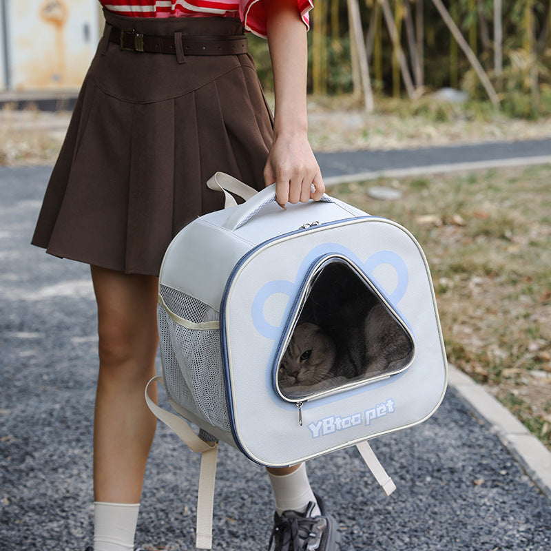 Large Capacity Breathable Pet Backpack Carrier Portable Travel Bag