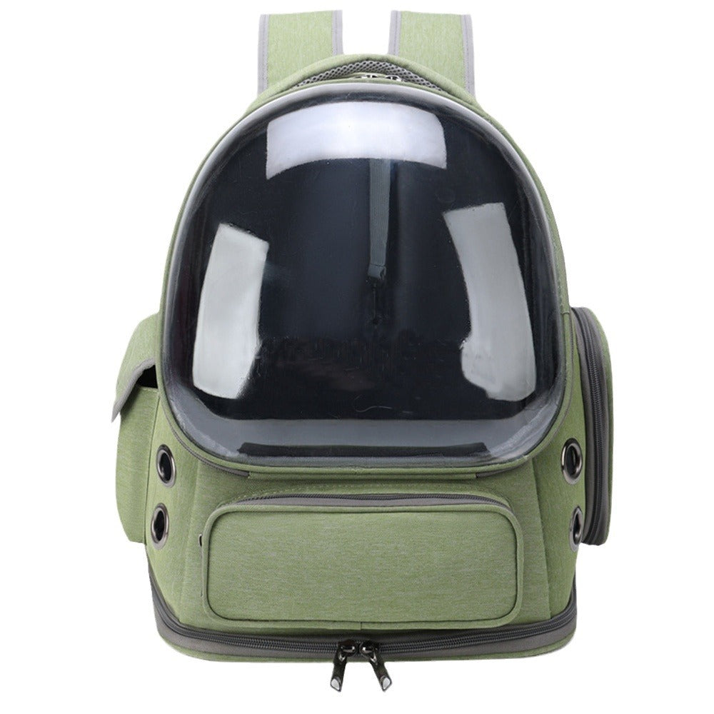 Portable Backpack Transparent Space Capsule Backpack  Diaper Bag