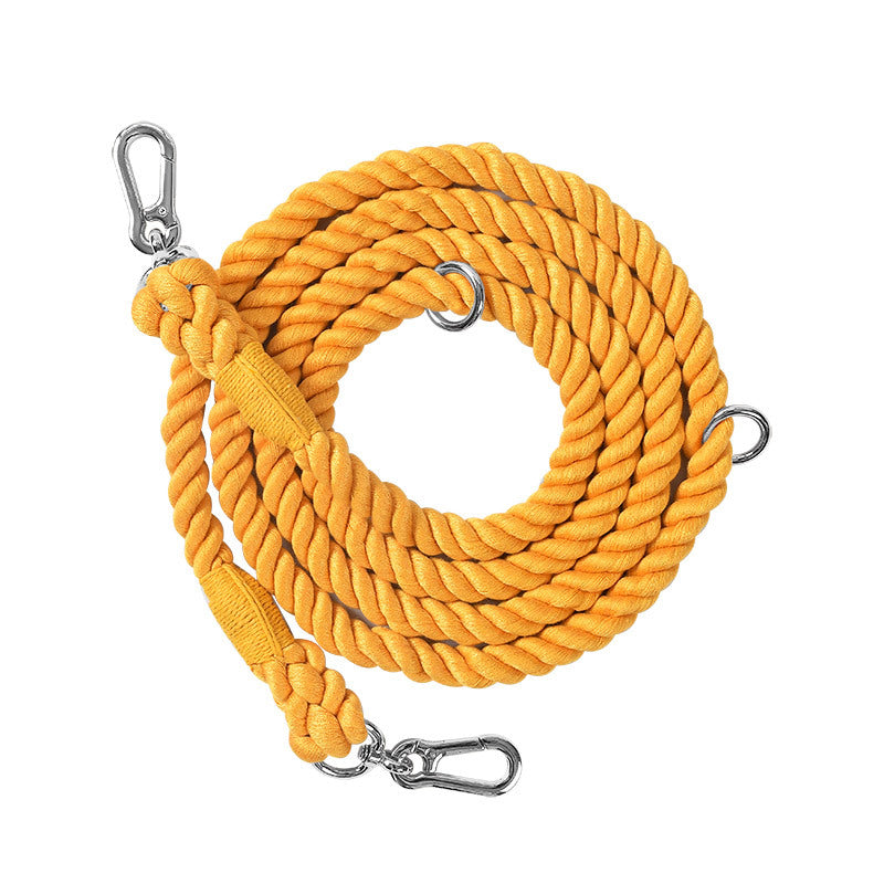 Multifunctional Braided Double Ended Pet Leash Control Lead
