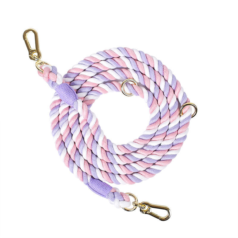 Multifunctional Braided Double Ended Pet Leash Control Lead