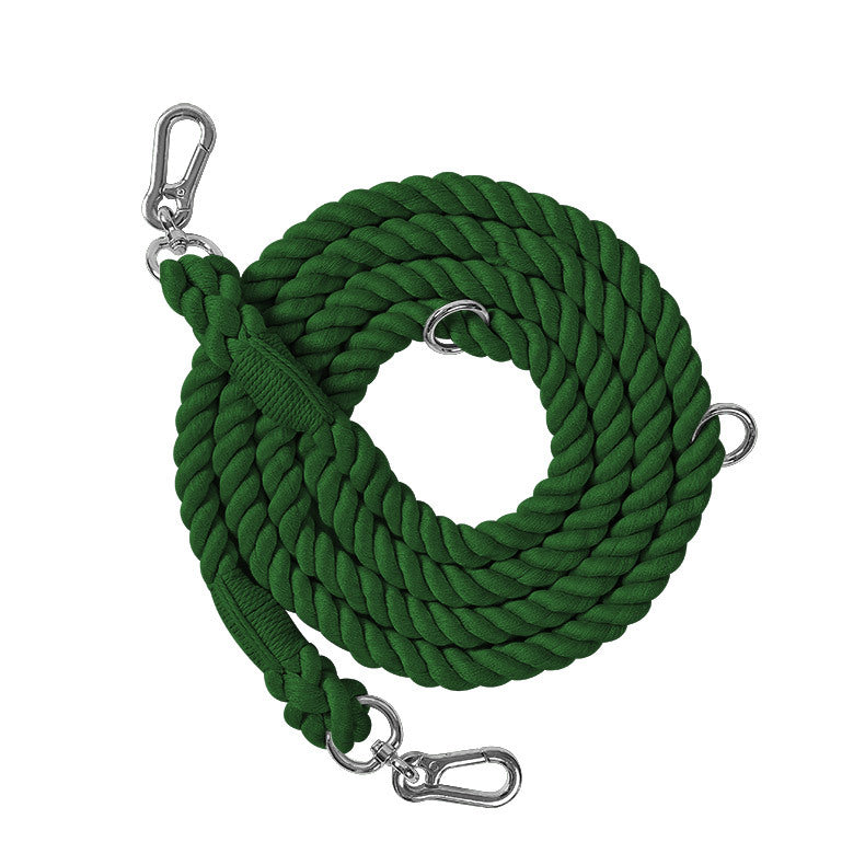 Multifunctional Braided Double Ended Pet Leash Control Lead
