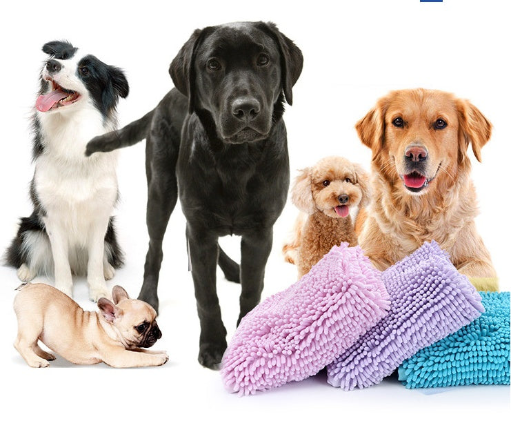 Quick Drying Absorbent Pet Bath Towel For Pet Care