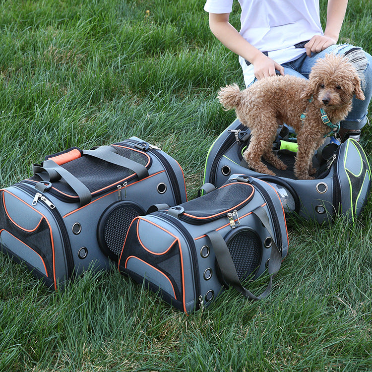 Portable Pet Backpack Diaper Carrier Travel Bag