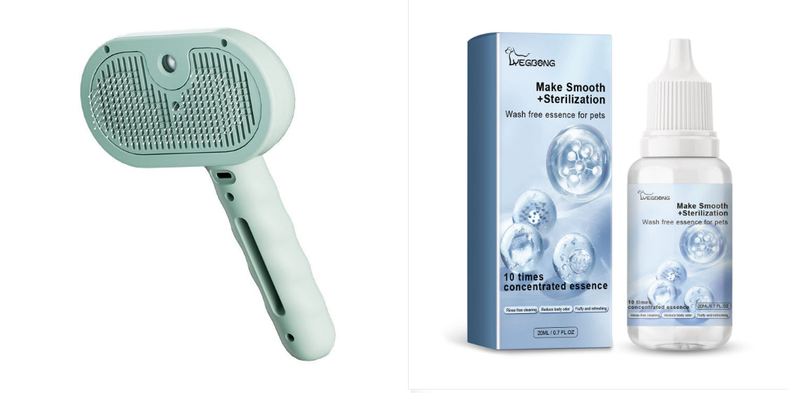 Pet Spray Hair Comb Grooming Brush Dematting Hair Remover Tool