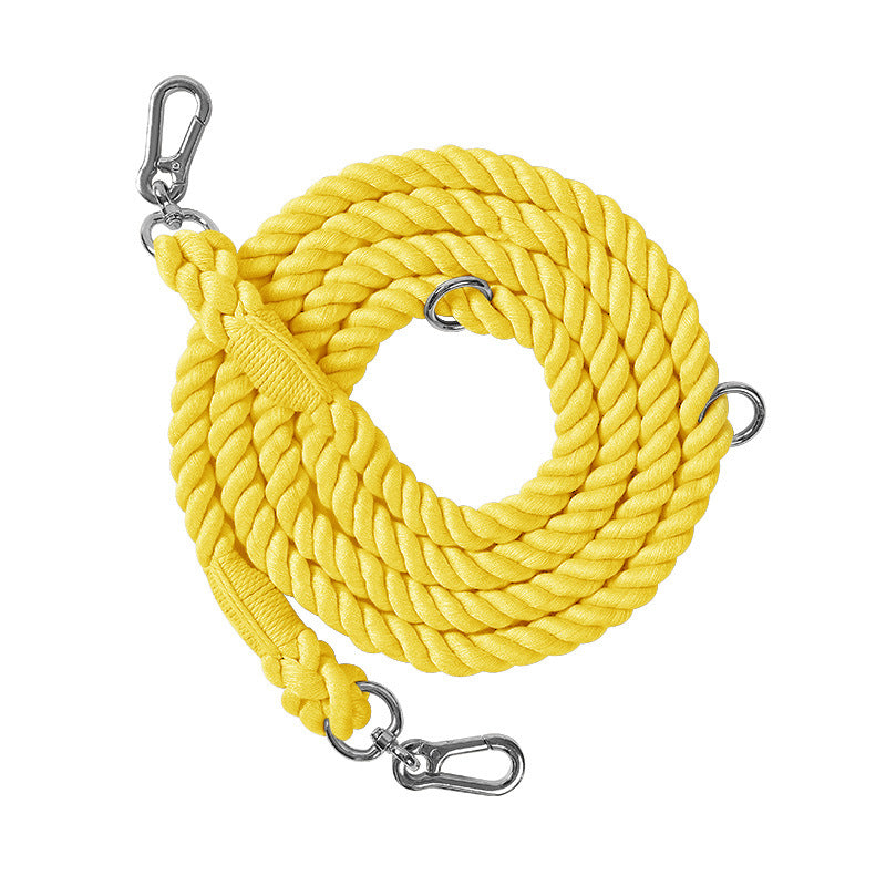 Multifunctional Braided Double Ended Pet Leash Control Lead