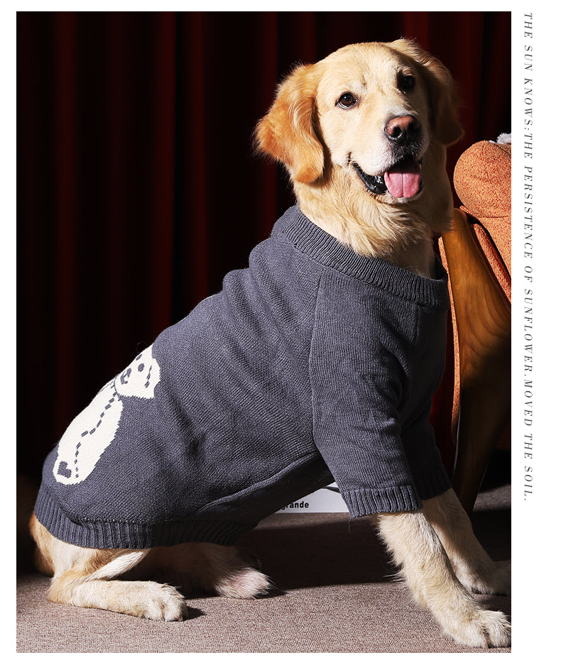 Large Pet Winter Sweater Thick Warm Comfortable Clothing