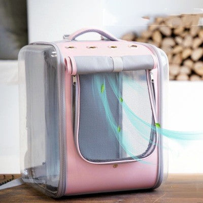Portable Pet Backpack Carrier Travel Bag For Pet Care