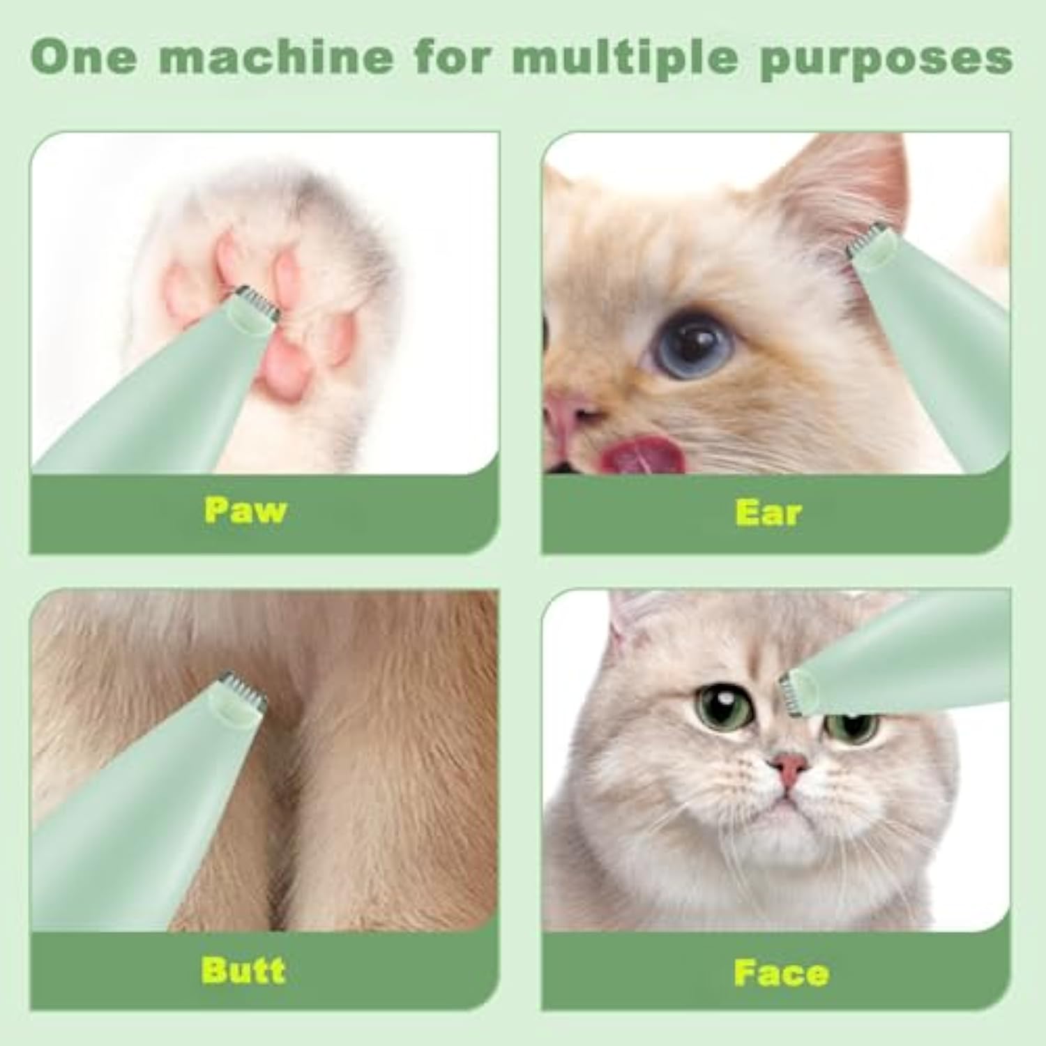 Rechargeable Pet Paw Trimmer Ergonomic Grooming Tool For Pets