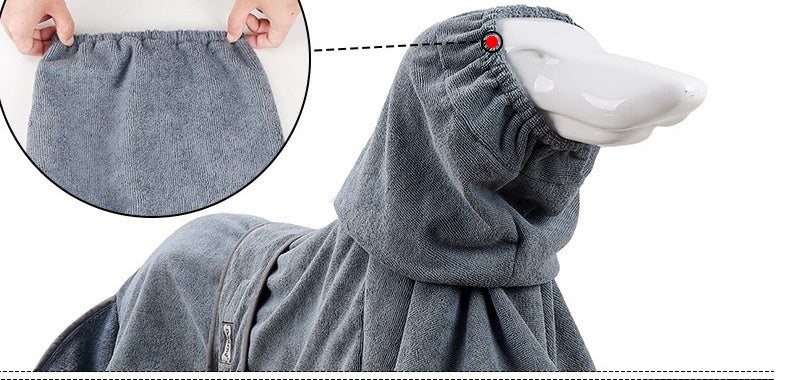 Pet Bathrobe Cotton Towel Is Highly Absorbent