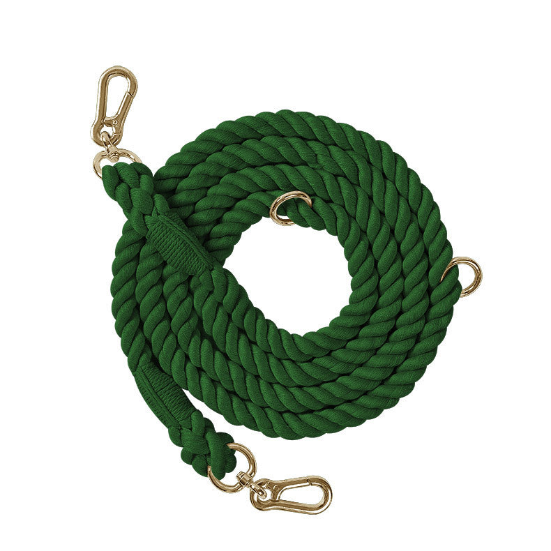 Multifunctional Braided Double Ended Pet Leash Control Lead