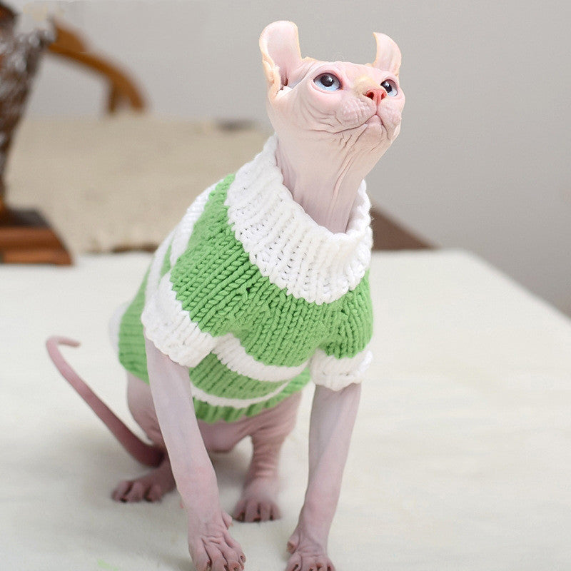 Hairless Warm Sweater Pet Clothes